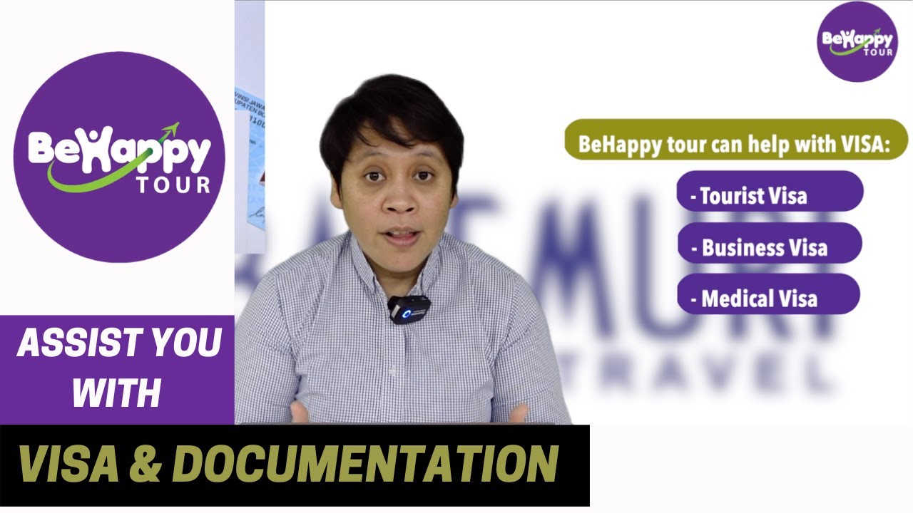 Reduced your worry of Visa process & documentation. Kurangi stress urus visa & dokumentasi